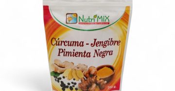 Cúrcuma - Jengibre y Pimienta Negra 200 Gr. - Nutri Mix