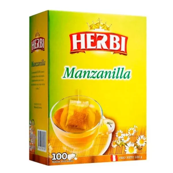 Herbi - Manzanilla Grande X 16 Display X 100 Sobres