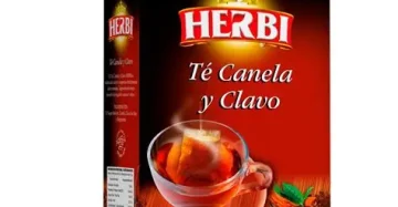 Herbi - Té, Canela, Clavo Grande X 16 Display X 100 Sobres