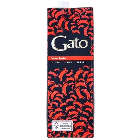 Vino Gato Tinto De 1 Lt