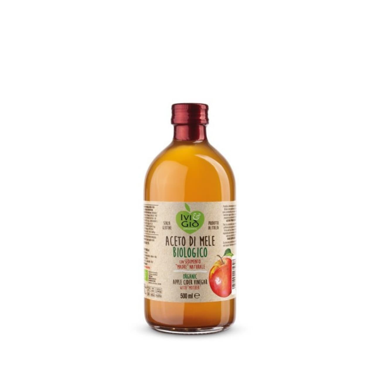Vinagre De Sidra De Manzana Orgánico Con La Madre 500 ML